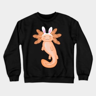 Orange Easter Axolotl Crewneck Sweatshirt